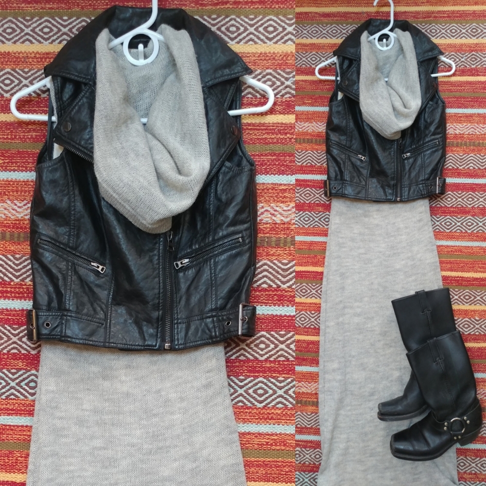 ABS by Albert Schwartz Knit Sweater Dress